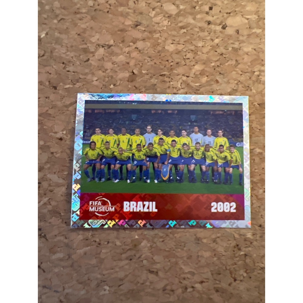 Panini FIFA World Cup 2026 Sticker FWC 16 Brazil 2002 National Team Holographic
